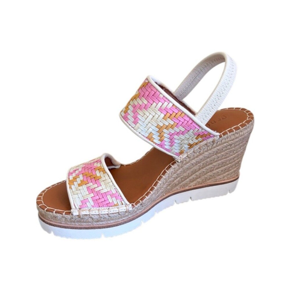 NIB Gentle Souls by Kenneth Cole Women's Elyssa Wedge Sandal Rose - Size 8.5